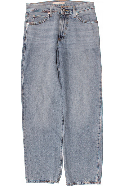 LEVIS Dámské Džíny Volné Modré Bavlněné Vel. 26
