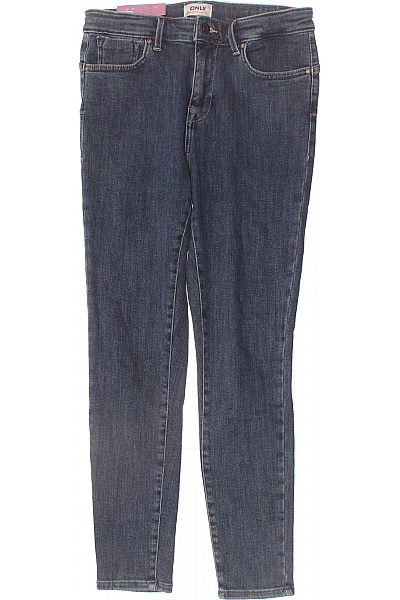 ONLY Dámské Džíny Skinny Strečové Modré S Kapsami Velikost 30