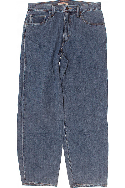 LEVIS Dámské Modré Džíny Volné S Kapsami Rovné Velikost EU 30