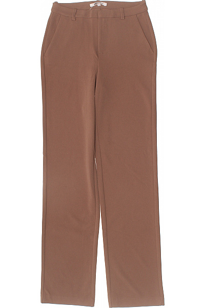 ONLY Dámské hnědé elegantní rovné kalhoty s kapsami Vel. 34 | ONLY | obrázek 2