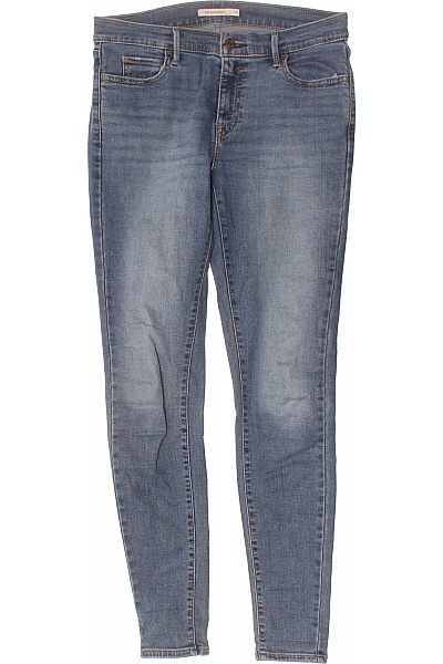 LEVIS Dámské Modré Strečové Skinny Džíny S Vysokým Pasem Vel. EU W29/l32