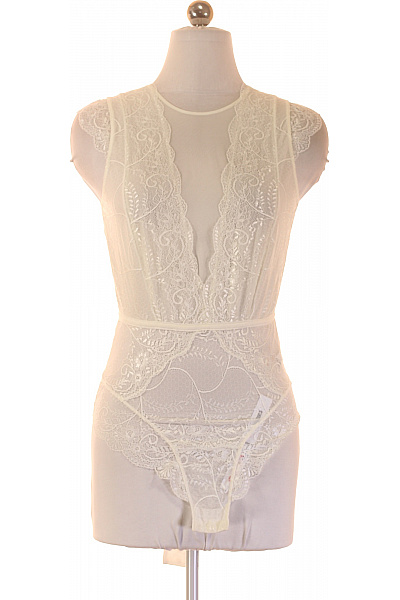 Lasca Dámské Krajkové Body S Hlubokým Výstřihem Vel. 38