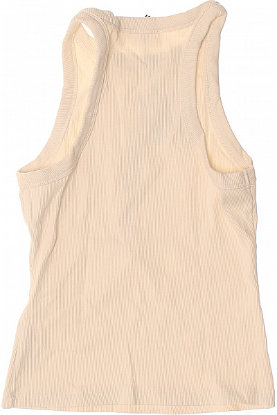 dámské tričko bez rukávů jednobarevné basic tílko Vel. 36 | Unimoda | obrázek 3
