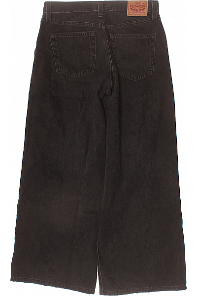 LEVIS Dámské bavlněné džíny volné s rozparkem černé Velikost 28 | LEVIS | obrázek 2