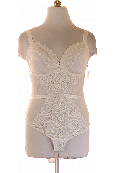 Dámské bílé krajkové body z polyamidu Vel. EU 85G | Unimoda | obrázek 2