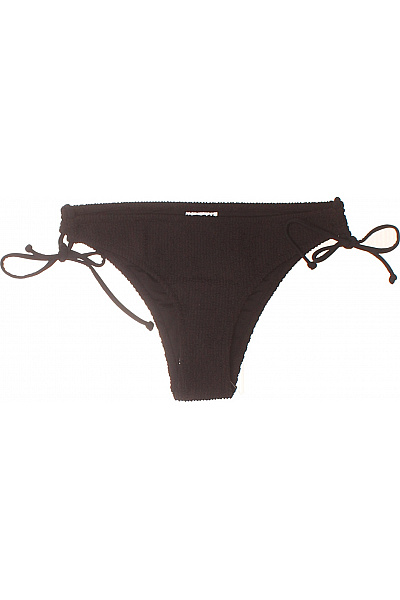 Dámské černé žebrované bikiny na zavazování Velikost EU S | Unimoda | obrázek 2