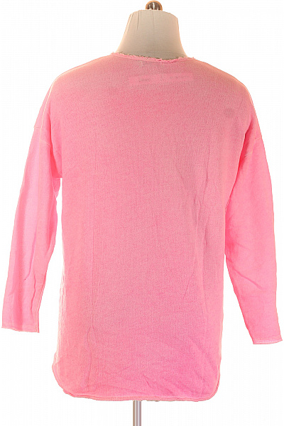 Zwillingsherz Růžová mikina s dlouhým rukávem a potiskem Vel. L/XL | Zwillingsherz | obrázek 2