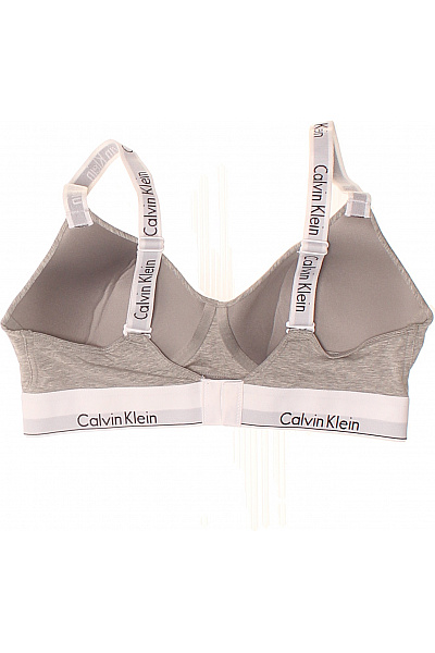 Calvin Klein šedá bavlněná braletová podprsenka trojúhelníková hladká Vel. L | Calvin Klein | obrázek 3