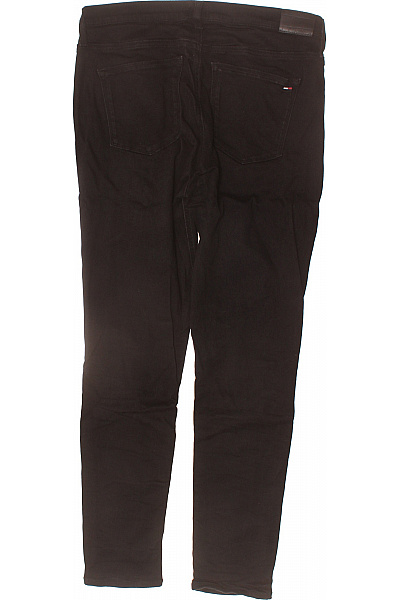 TOMMY HILFIGER dámské černé strečové skinny džíny s vysokým pasem Velikost 32/30 | TOMMY HILFIGER | obrázek 2