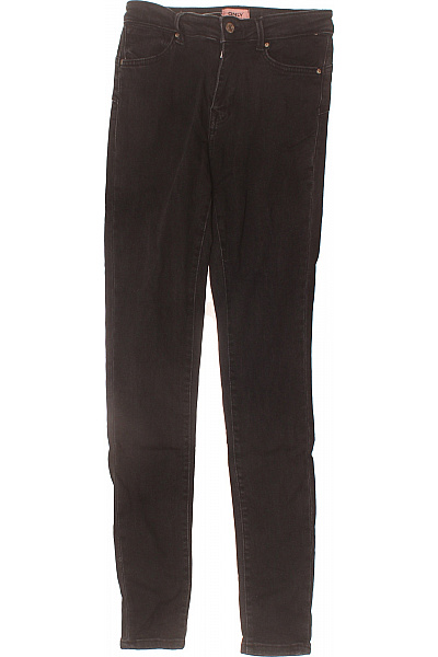 ONLY Dámské Strečové Džíny Skinny S Vysokým Pasem černé Vel. 34