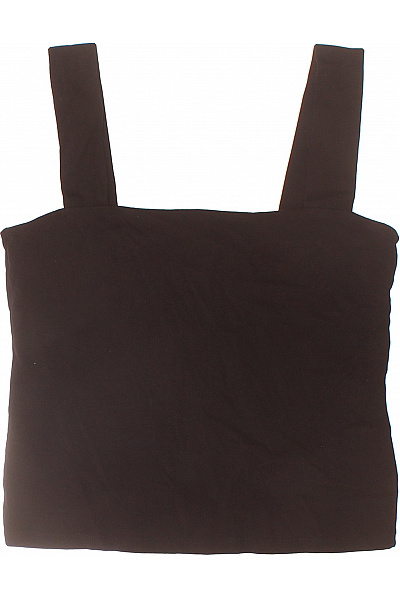 dámské černé tílko bez rukávů bavlněné basic Vel. 38 | Unimoda | obrázek 2