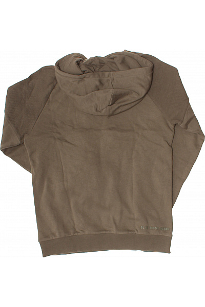 Dětská chlapecká mikina s kapucí hnědá Vel. 170/176 | Unimoda | obrázek 3