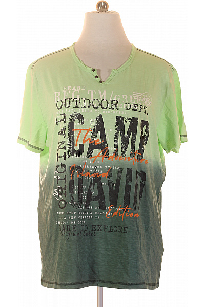 CAMP DAVID Pánské Tričko S Krátkým Rukávem A Potiskem Vel. 3XL
