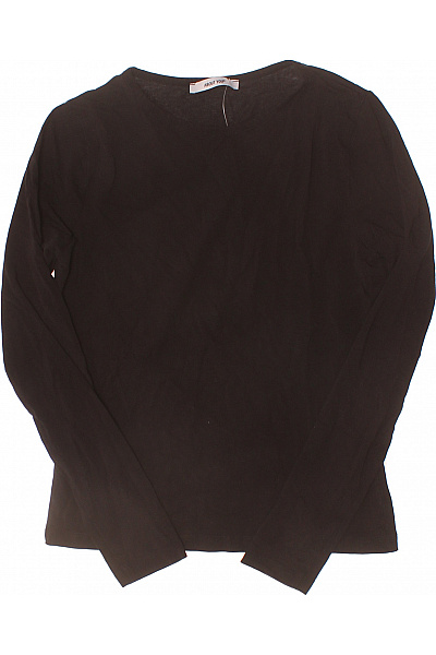 Dámské tričko s dlouhým rukávem basic černé bavlněné Velikost 38 | Unimoda | obrázek 2