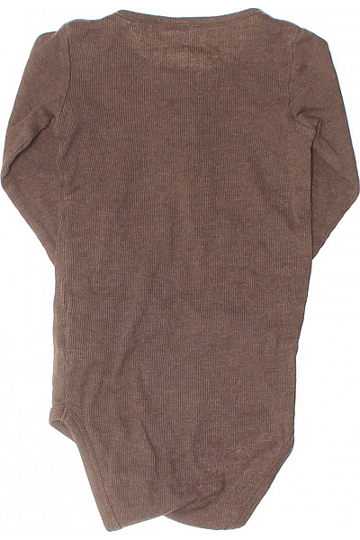Name It Dětské body s dlouhým rukávem hnědé žebrované Velikost 92 | Name It | obrázek 2