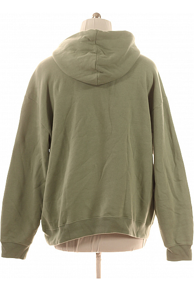 Hollister zelená bavlněná mikina s kapucí a klokaní kapsou oversized streetwear Velikost XXL | Hollister | obrázek 2