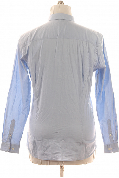 JACK & JONES Pánská elegantní košile s dlouhým rukávem modrá slim fit Velikost xl | JACK & JONES | obrázek 3