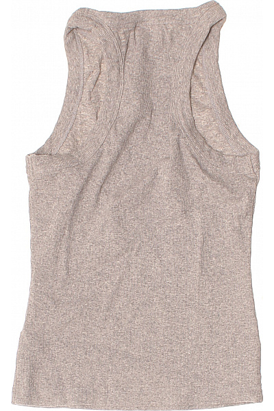 dámské tílko basic šedé žebrované bez rukávů Vel. 38 | Unimoda | obrázek 2