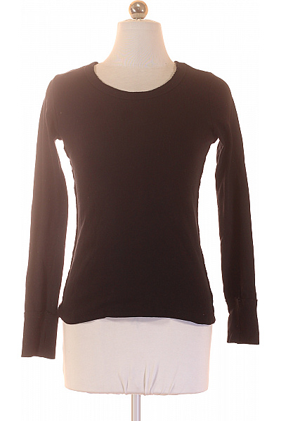 Dámské tričko s dlouhým rukávem černé basic Vel. s | Unimoda | obrázek 2