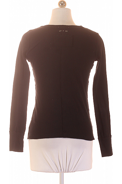 Dámské tričko s dlouhým rukávem černé basic Vel. s | Unimoda | obrázek 3