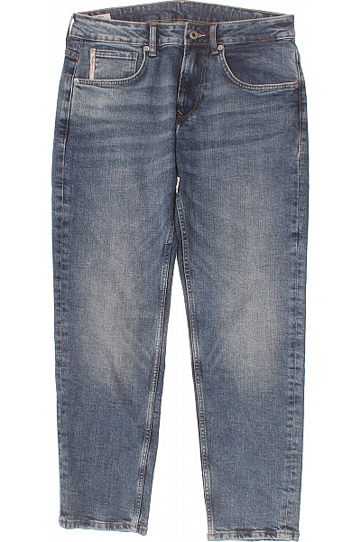 Pepe Jeans Pánské Džíny Modré Rovné Seprané Vel. W11