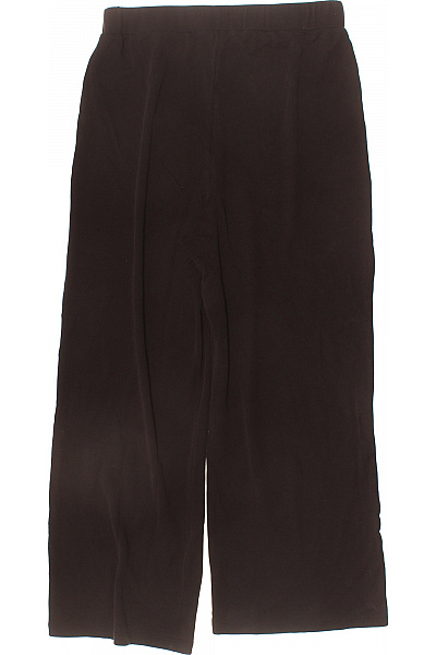 Dámské hnědé volnočasové kalhoty s gumou v pase Vel. 38 | Unimoda | obrázek 2