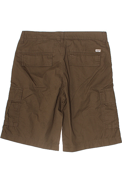 JACK & JONES Pánské bavlněné cargo kraťasy volnočasové hnědé s kapsami Vel. m | JACK & JONES | obrázek 3