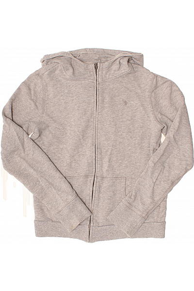 Guess Dívčí šedá Mikina S Kapucí Na Zip