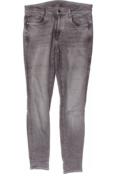 G-Star Pánské Džíny Skinny šedé Strečové Seprané Vel. 31