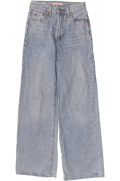 LEVIS Dámské Džíny Volné S Vysokým Pasem Modré Vel. 25