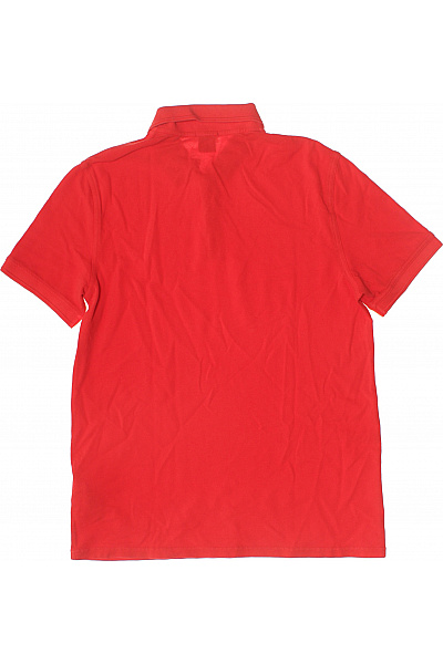 Hugo Boss Pánské červené polo tričko s krátkým rukávem Velikost L | Hugo Boss | obrázek 3