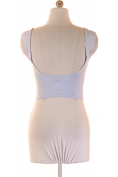 Bershka Dámské tričko bez rukávů crop top jednobarevné Velikost M | Bershka | obrázek 2