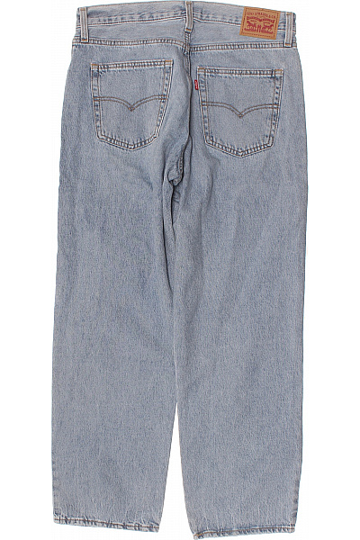 LEVIS Dámské džíny modré volné rovné seprané s kapsami Velikost 30 | LEVIS | obrázek 2