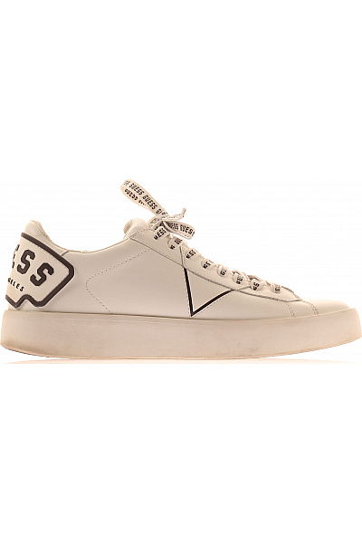 Guess Dámské Tenisky Bílé Volnočasové Kožené šněrovací Vel. 39