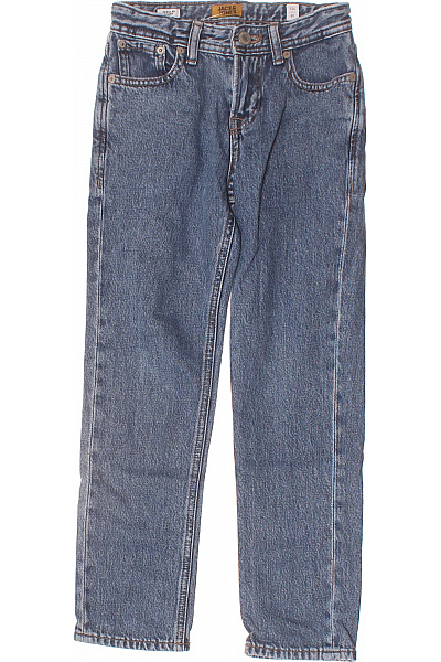 JACK & JONES Dětské modré bavlněné džíny rovného střihu Vel. EU 134 | JACK & JONES | obrázek 2