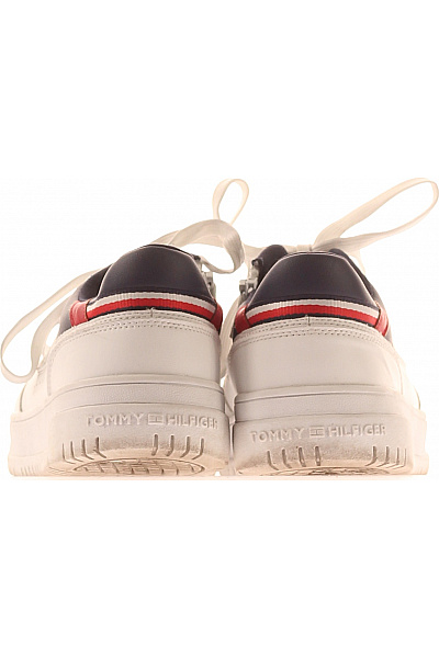 TOMMY HILFIGER dámské tenisky bílé volnočasové kožené šněrovací s platformou Vel. 40 | TOMMY HILFIGER | obrázek 4