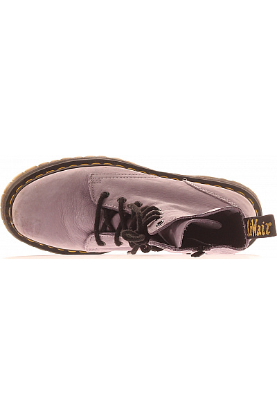 Dr.Martens Fialové kožené kotníkové boty na platformě Velikost 41 | Dr.Martens | obrázek 2