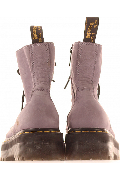 Dr.Martens Fialové kožené kotníkové boty na platformě Velikost 41 | Dr.Martens | obrázek 4