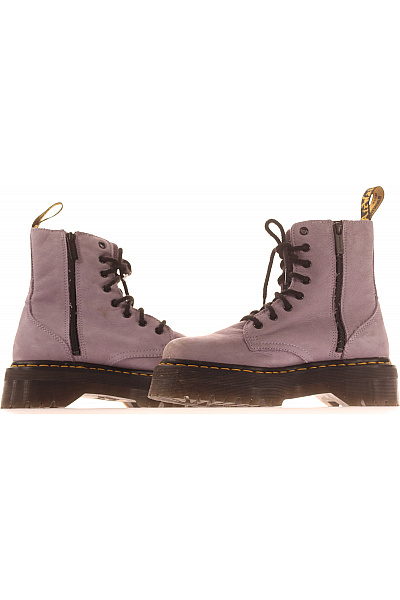 Dr.Martens Fialové kožené kotníkové boty na platformě Velikost 41 | Dr.Martens | obrázek 5