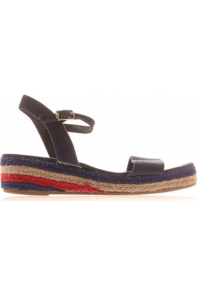 TOMMY HILFIGER Dámské Sandály Na Platformě S Páskem Letní Volnočasové Vel. 36