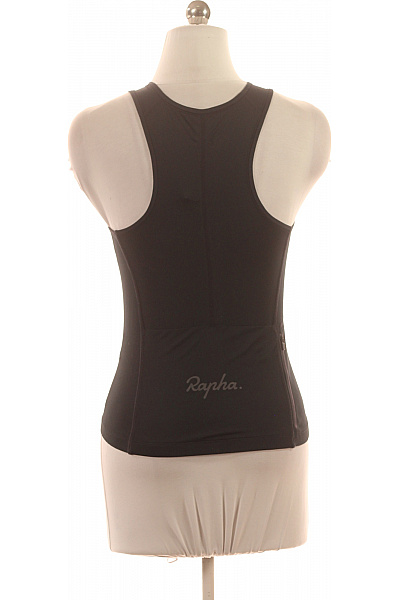 rapha dámské černé tílko bez rukávů na zip fitness Velikost S | rapha | obrázek 3