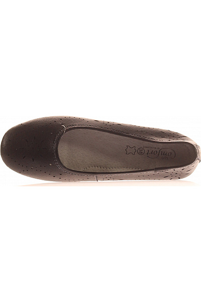 comfort Dámské kožené baleríny černé prodyšné elegantní Velikost 38 | comfort | obrázek 2