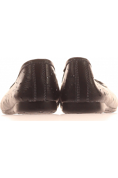 comfort Dámské kožené baleríny černé prodyšné elegantní Velikost 38 | comfort | obrázek 4