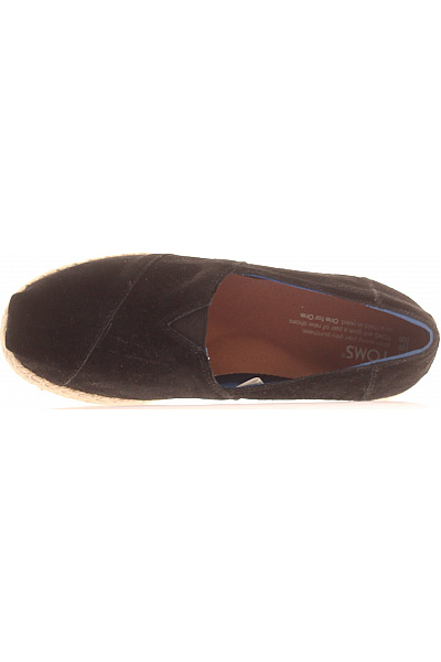 TOMS Dámské černé semišové espadrilky na platformě nazouvací volnočasové letní Vel. EU 37 | TOMS | obrázek 2