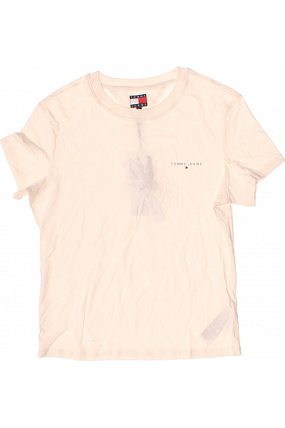 TOMMY HILFIGER Dámské tričko s krátkým rukávem basic bavlněné jednobarevné Vel. EU xl | TOMMY HILFIGER | obrázek 2