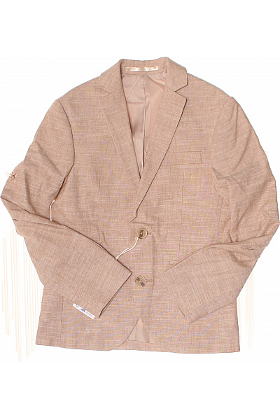 JACK & JONES Dětská chlapecká souprava béžová lněná Vel. 128 | JACK & JONES | obrázek 2