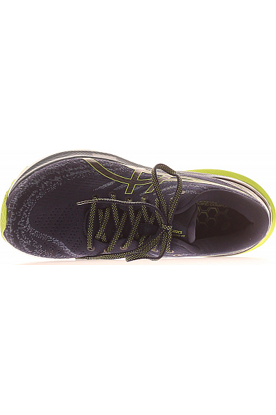 asics Pánské běžecké boty modré textilní šněrovací sportovní Velikost EU 43.5 | asics | obrázek 2