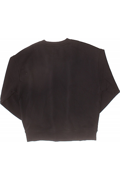 PIECES dámská černá mikina s dlouhým rukávem crewneck jednobarevná Velikost M | PIECES | obrázek 3
