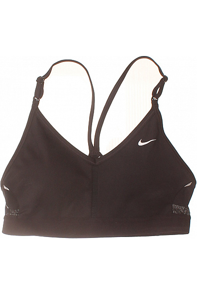Nike černá Sportovní Podprsenka Síťovaná S úzkými Ramínky Vel. S