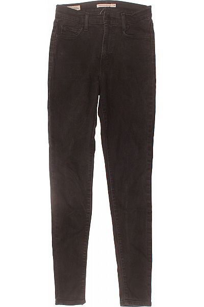 LEVIS Dámské černé Skinny Džíny S Vysokým Pasem Vel. 29